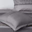 Ensemble d'édredon 7 pièces jacquard gris / taupe très grand-125330706-125330709