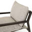 Chaise de patio en teck avec coussins Shea-1001018469-1001018470