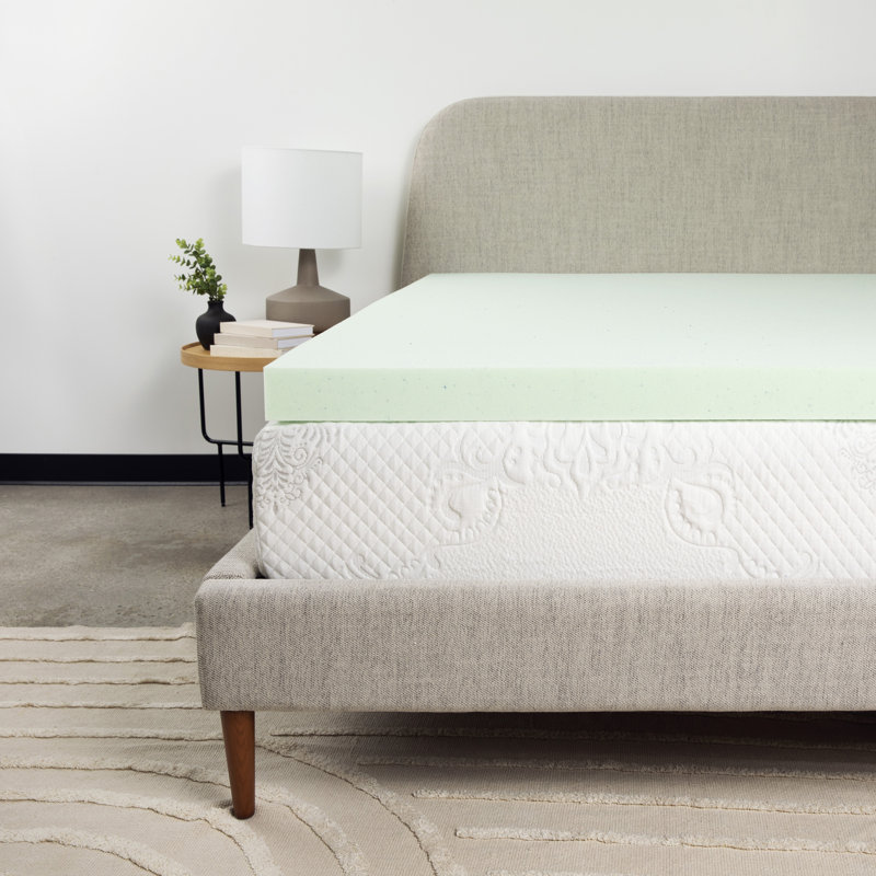Cool Gel Memory Foam Mattress Topper, Full/Double, 2"