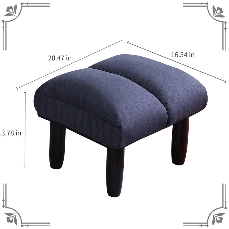 Foldable Reclining Chair For Living Room, Navy - 38.12 Lb Construction , 65.63 In. Wide Seat