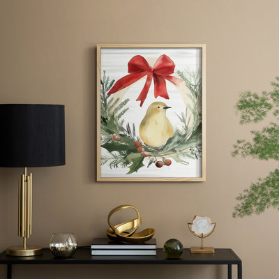 Christmas Holiday Art CMXXVI Framed Print - Solid Wood