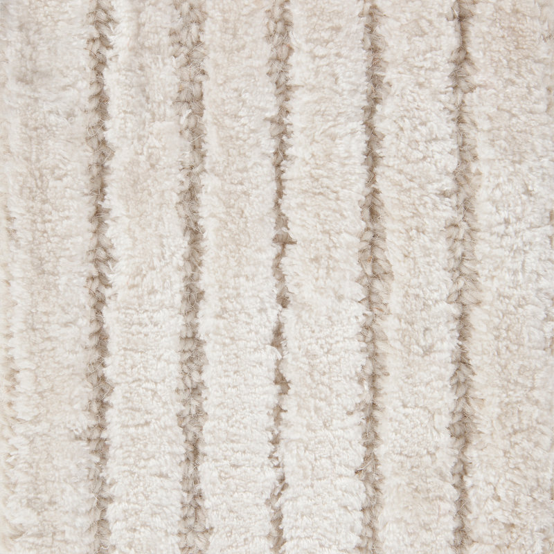 Tapis blanc en laine et viscose Nathen, Rectangle 7 pi 9 po x 10 pi 6 po