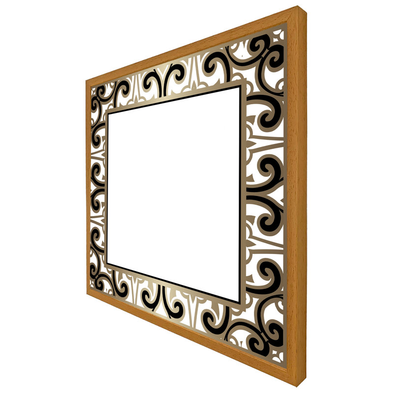 Bergvin Egyptian Frame - Single Picture Frame Print, 61cm H x 61cm W x 4cm D, Oak Framed