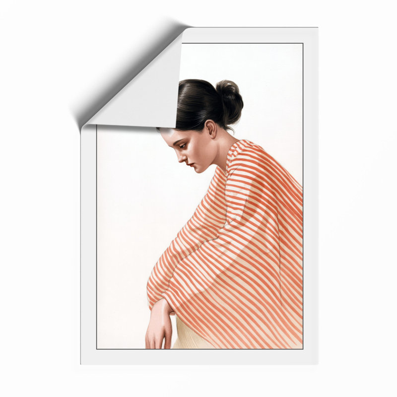 Quiet Reflection Minimalist - Print, Unframed, A4 - 29.7 x 21.0 cm