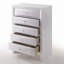 Commode 5 tiroirs Ireland, finition blanche-901939786