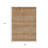 3' X 5' Terra Cotta Copper Southwestern Washable Indoor Outdoor Area Rug