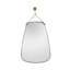 Norissa Flat Metal Mirror