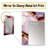 Pink and gold Marble agate river V - Fractal Decorative Wall Mirror, Modern Mirror, Printed Metal Art-396139274