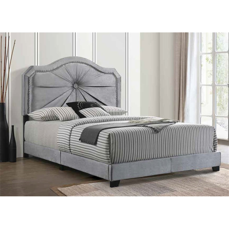 Kebra Upholstered Bed, Platform Bed, Bed Frame