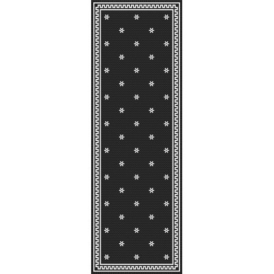 NewYork Black Cushioned Kitchen Mat