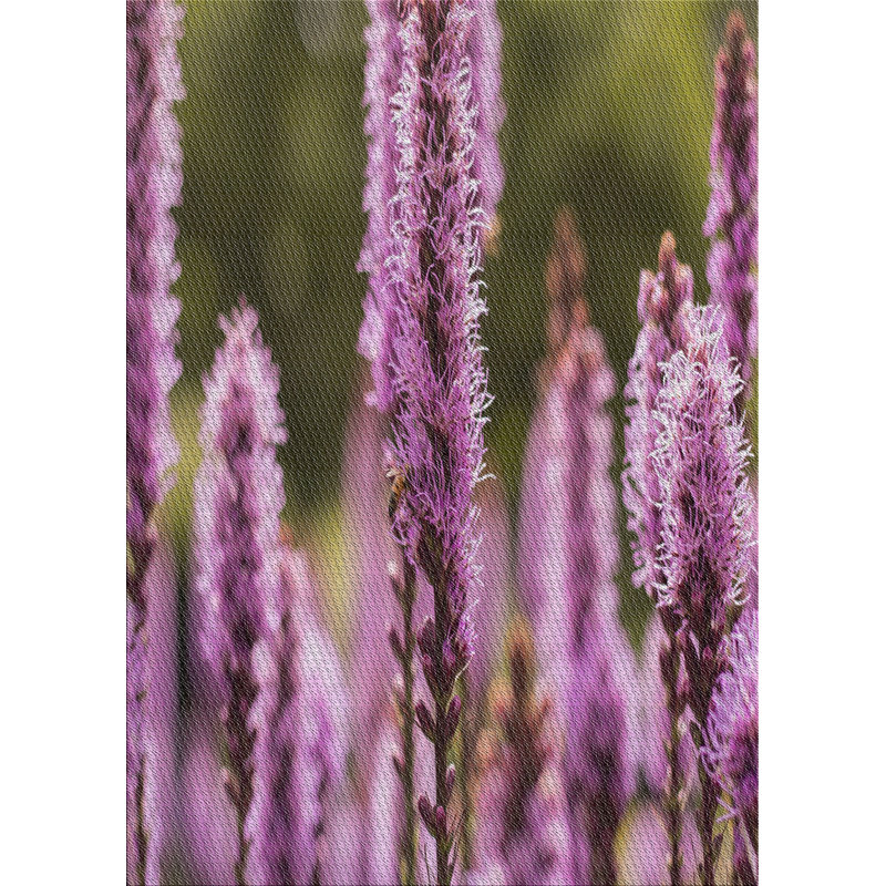 Tapis mauve en laine touffeté à la main Gruber
