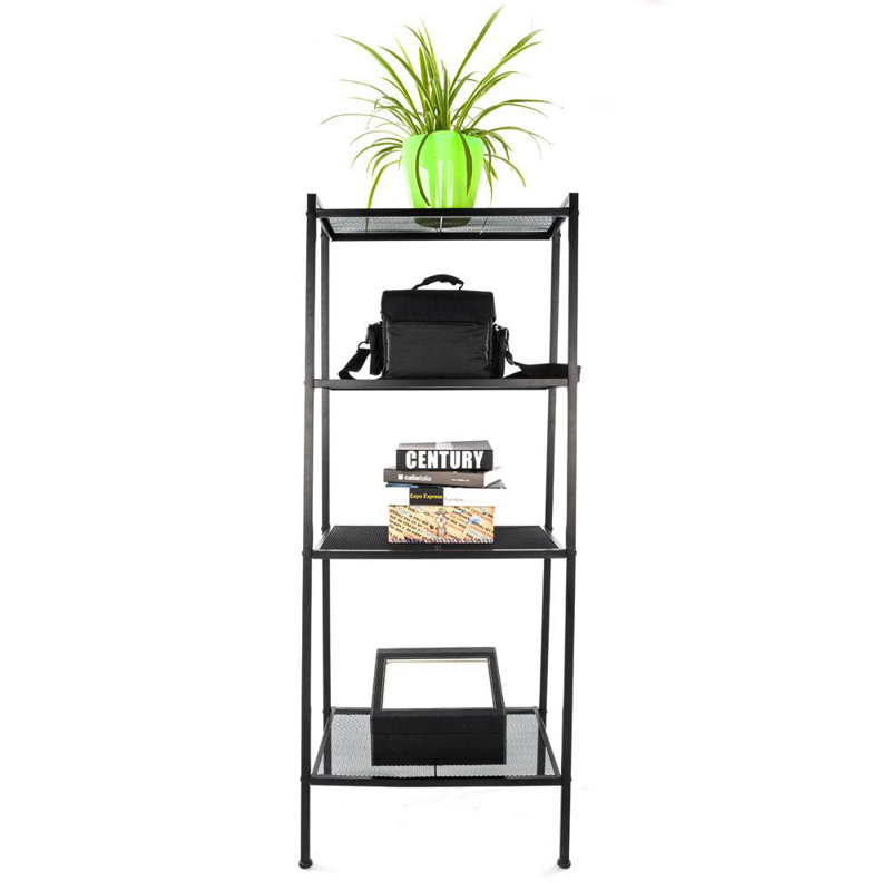 147.32 cm H x 60.96 cm W Iron Ladder Bookcase