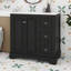 Ensemble de meuble-lavabo autoportant 36 po avec 3 tiroirs et 2 portes avec tablette ajustable en U 36 po-153682669