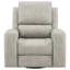 Fauteuil inclinable et oscillant pivotant triple Brickston - gris-122505239
