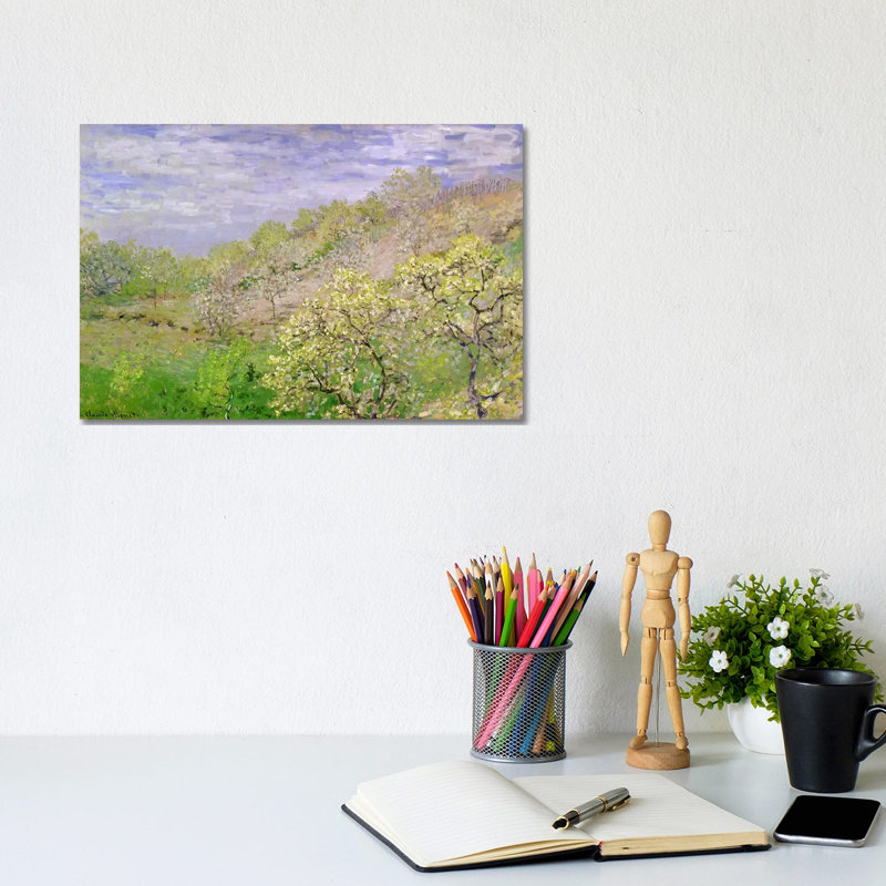 Arbres en fleurs - Giclée sur toile tendue avec châssis
