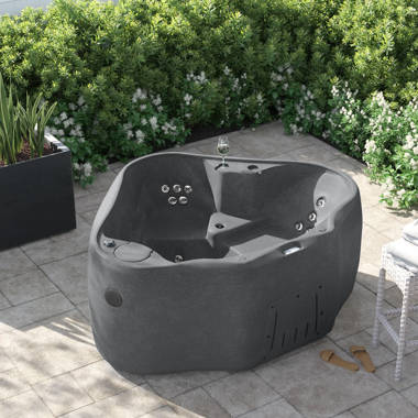 AquaRest Spas, powered by Jacuzzi® pumps 2 - Person 20 - Jet Oval Plug and  Play Hot Tub u0026 Reviews | Wayfair