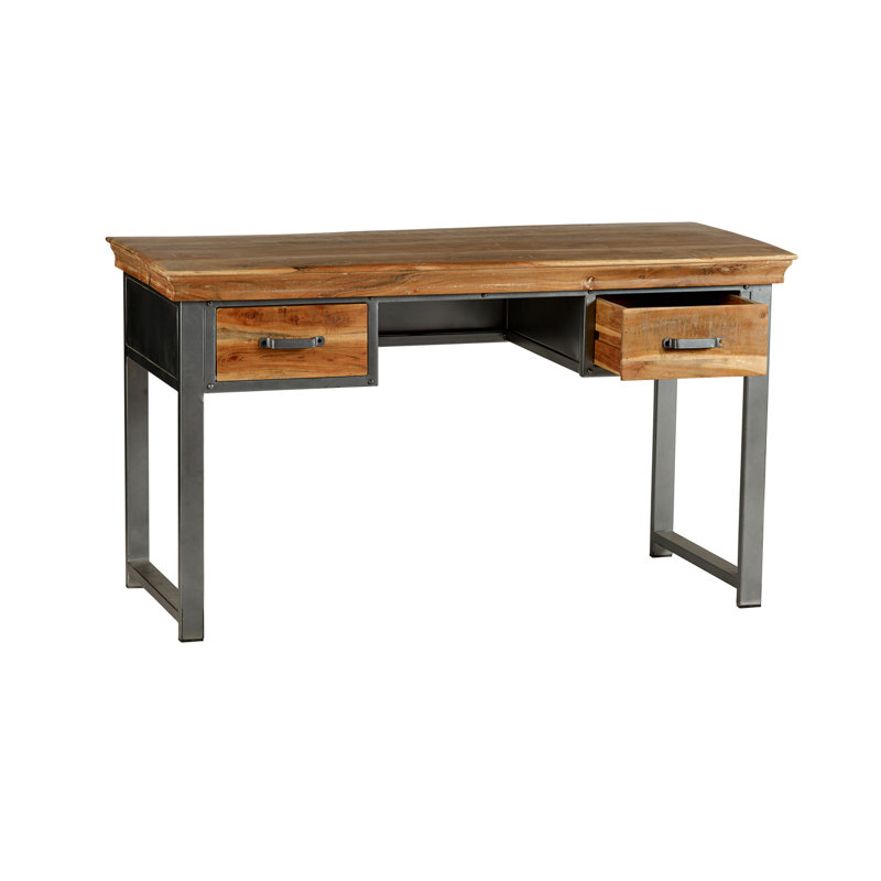 Teller Solid Wood Top Writing Desk