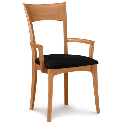 Ingrid 19.25'' H Upholstered Cherry Armchair