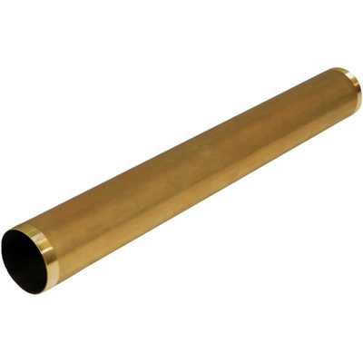 Threaded Tube 1-1/2" x 18" Rough Brass 22-Gauge for Bathroom, Kitchen, Utility Sink Tubular Drain