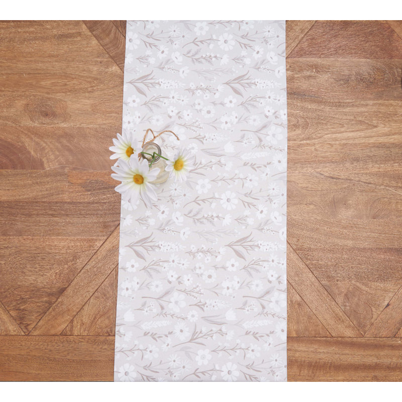 Natural Botanical Reversible Table Runner