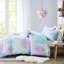 Édredon Tie Dye pour grand lit, housse en microfibre, grand lit, couleur, tissu-121409507