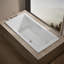 Underscore® 72" x 36" Drop In Soaking Acrylic Bathtub-1290387285