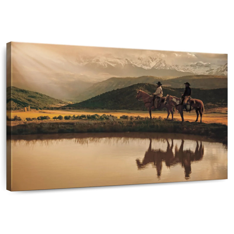 Lelar Rays On The Peak, 16" H x 24" W