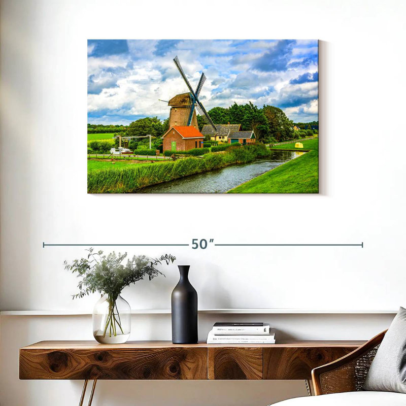 Moulin à vent hollandais Alvord, H 24 po x l 36 po