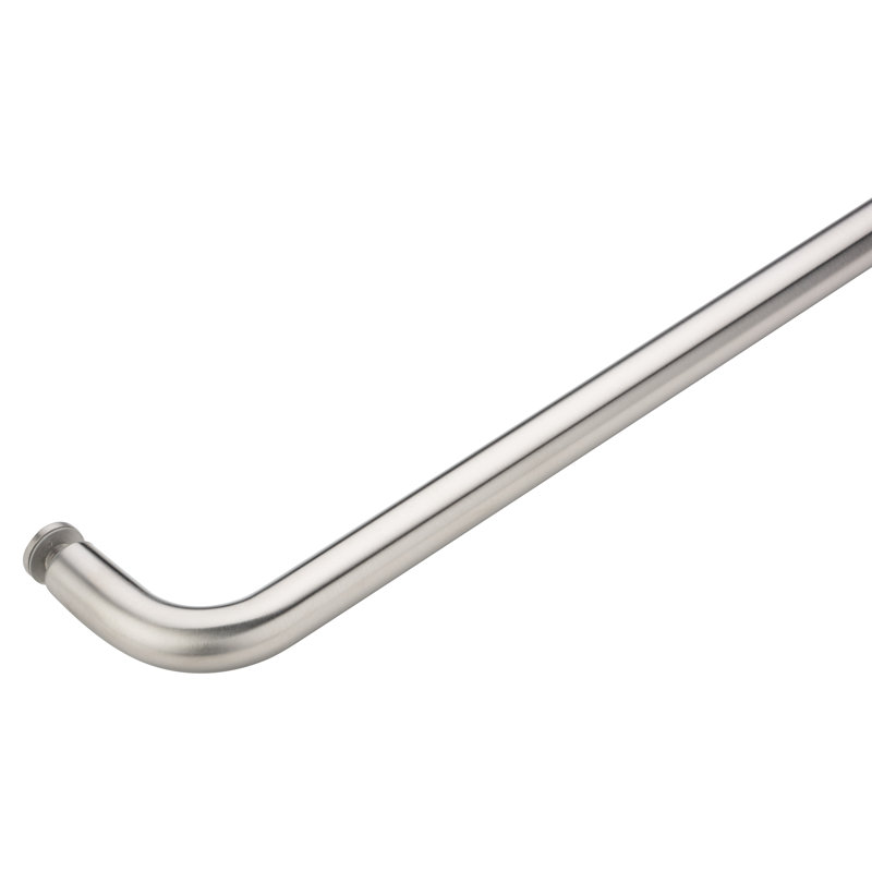 Porte-serviettes simple 18 po pour porte de douche en verre, Nickel brossé