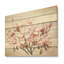 «Magnolias Minimalisme Dream I - Magnolias», art mural sur bois de pin naturel-101405830