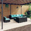 Ensemble de patio 9 pièces avec coussins Cimberly-289996017-289996020
