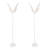 2Pcs Romantic Wedding Decoration Elegant Butterfly LED Floor Lamp Gold White Light-1801826119