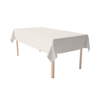 Rectangular Toile Cotton Twill Tablecloth