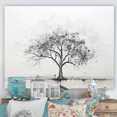Arbre africain, minimalisme V, sur toile