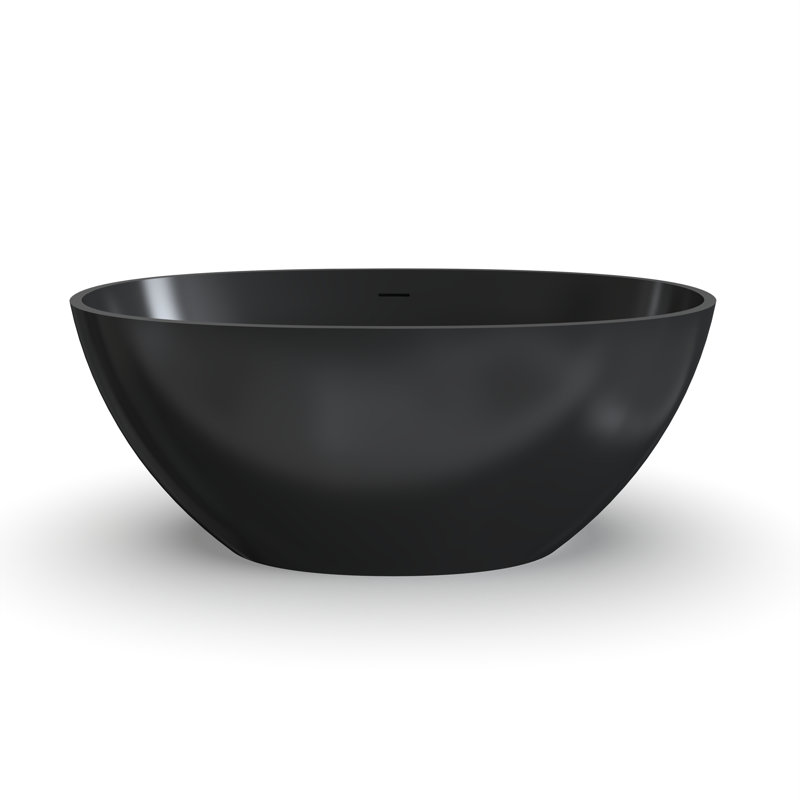 Baignoire de trempage autoportante à surface solide pour salle de bain