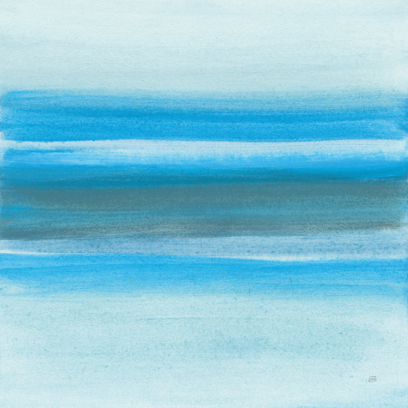 «Coastal Abstraction III» par Chris Paschke, reproduction d'art sur toile tendue, H 30 po x l 30 po