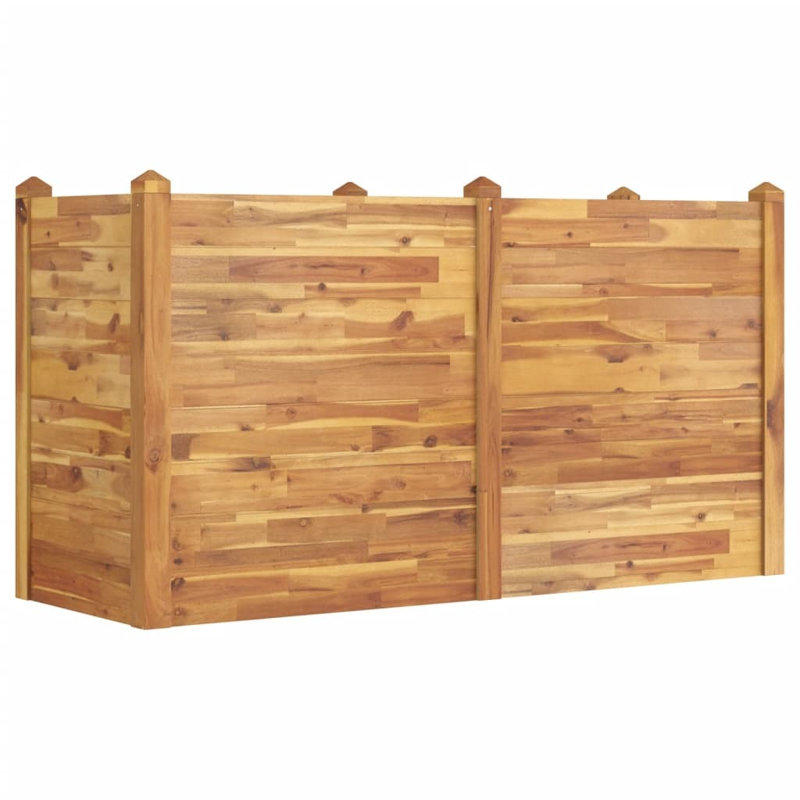 Gothia Wood Planter Box, 84cm H x 60cm W x 160cm D