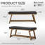 Banc de rangement en similicuir Hahnville-354923453