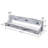Monaghan 2 Piece Pine Floating Shelf