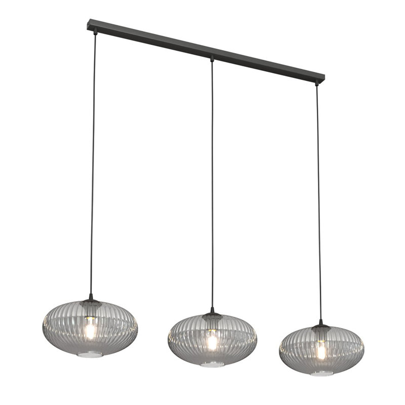 Axentie 3 - Light Matte Black Pendant, Matte Black/Graphite