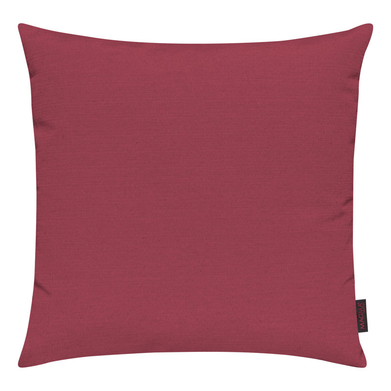 Fino Reversible Throw Pillow, 19" x 19", Red