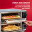 Four à friteuse à deux portes PowerXL SmartSynx, cuire différents aliments en même temps, 10 fonctions de cuisson: cuire, griller, rôtir et rôtir, acier inoxydable
