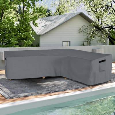 Patio Right-Facing L-Shape Section Cover, 83