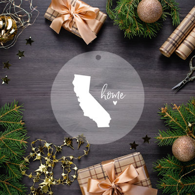 0.1'' Acrylic Holiday Shaped Ornament
