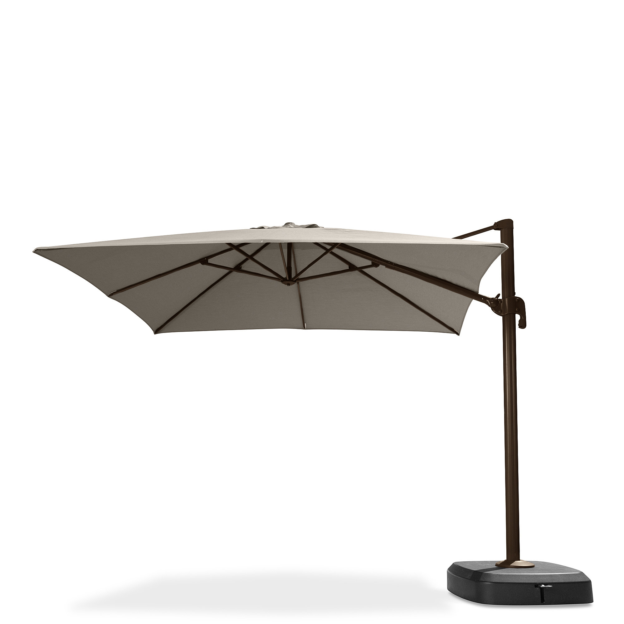 Tredyn 120'' Sunbrella® Cantilever Outdoor Umbrella, Taupe