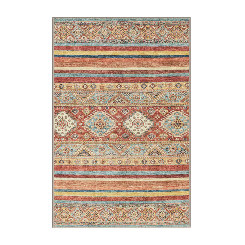 Tapis abstrait moderne 2399, Tapis de couloir 2 pi x 5 pi