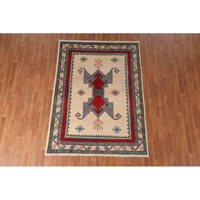Handmade Kazak Oriental Rug 5