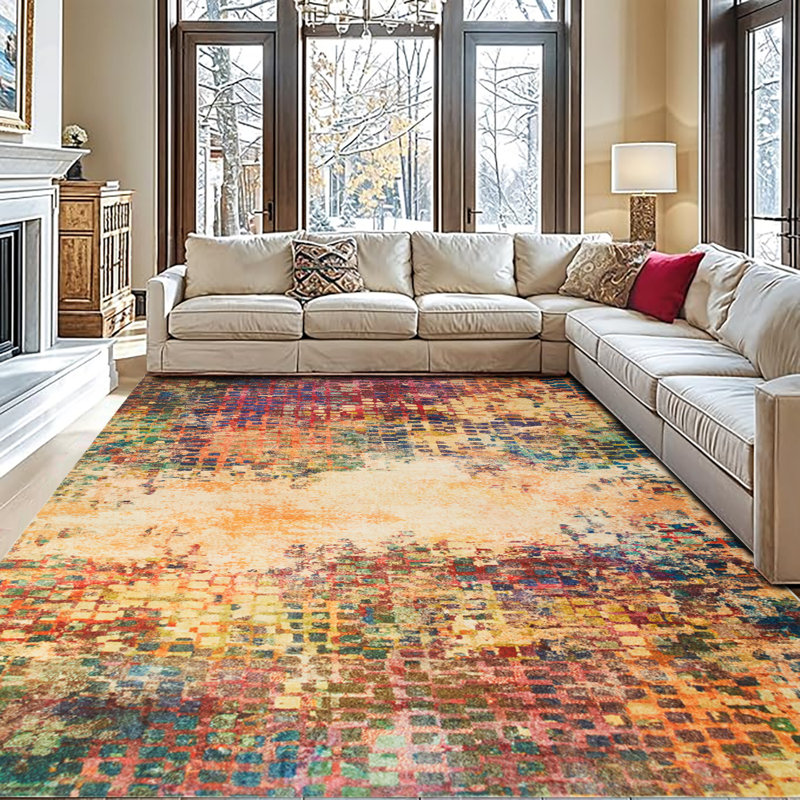 Camilla Vintage Look Shag Area Rug, Rectangle 80 x 150cm