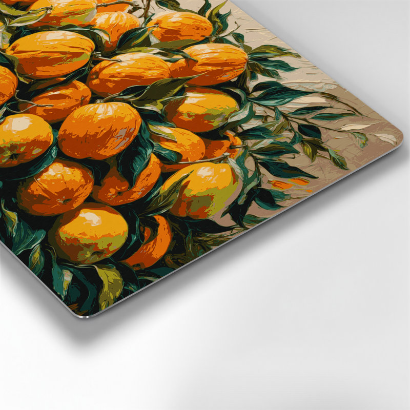 Art mural en métal brun Fruit Marula, H 11 po x l 14 po