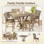 Table de comptoir carrée Modern Farmhouse